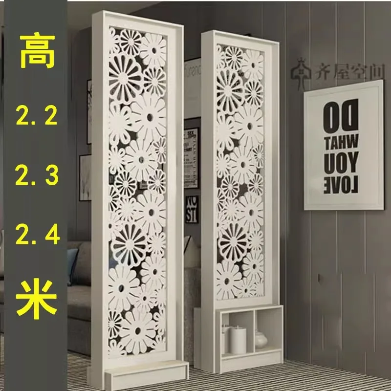 

Ширма для гостиной, простой современный модный экран, креативная перегородка, декоративный шкаф, простой двусторонний движущийся шкаф для гостиной