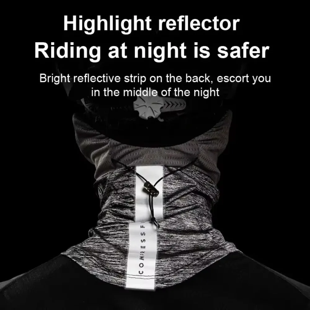 Cool Sun Protection UV Protection Mask Ice silk Breathable Face Scarf Quick-drying Sweat-absorbent Men Mask