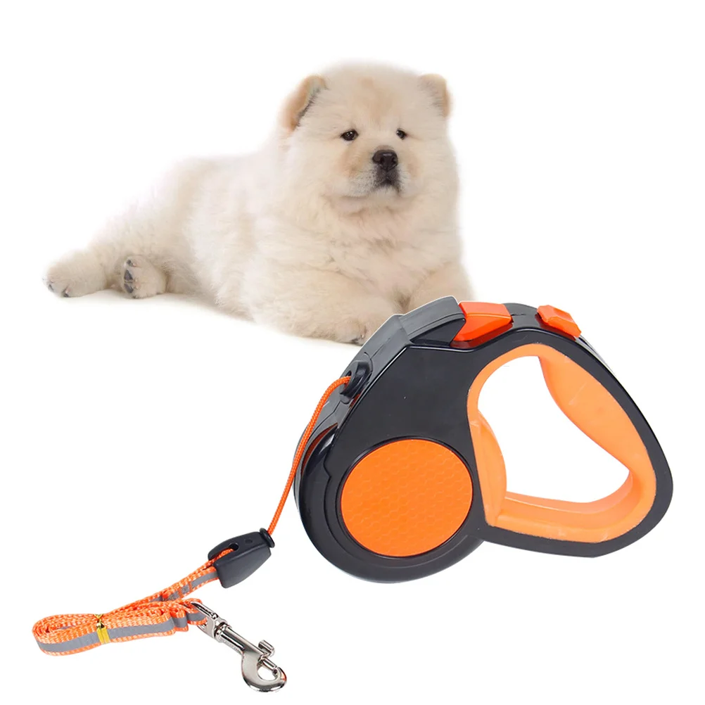 

5M Automatic Retractable Dog Leash For Small Medium Pets Brake One Large Handle Pet Leash Telescopic