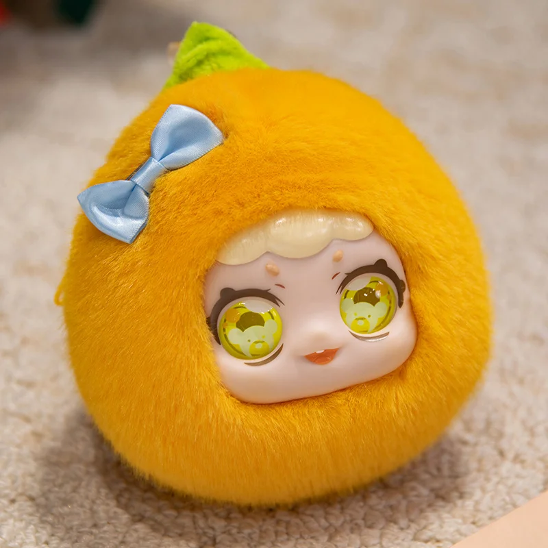 Plastic Doll Silicone Face Toy Macaron Fruit Series Soft And Cute Wallet  Plush