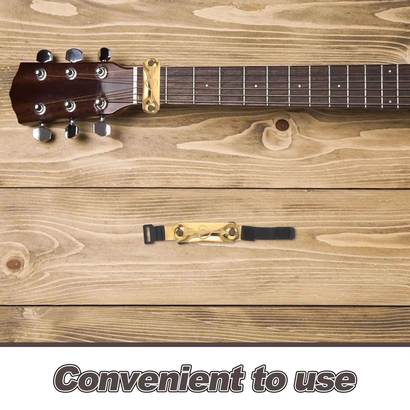 Guitar String Mute Dampener Elastic Fret String Wrap Adjustable Acoustic Electric Bass Quiet Practice Noise Reducer Beginner view 2