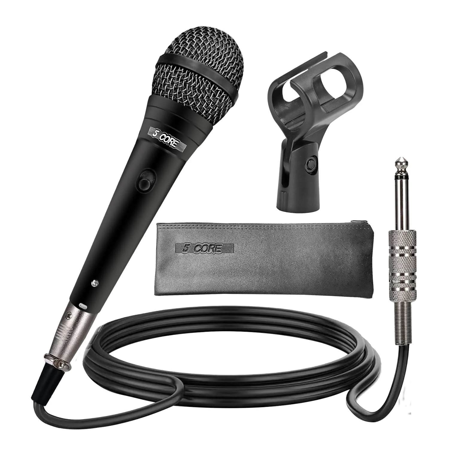 

5 Core XLR Microphone Dynamic Mic Karaoke Singing Studio Microfono Handheld Mics ND 58 BLK