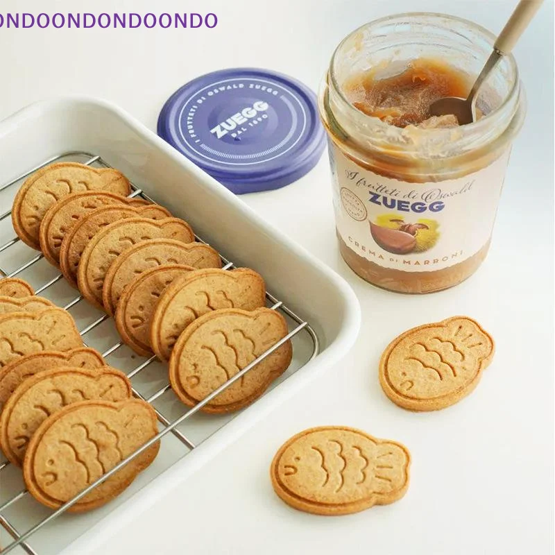 Reusable Fish Shaped Biscuit Cutter Food Safe Plastic Cookie Mold for Home Bakery DIY Pastry Baby Shower Party Tool