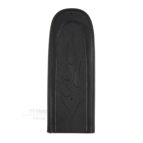 오토바이 리어 펜더 턱받이 커버 패드 Flame Stitch Leather Fit For Harley Dyna Wide Glide Fat Bob Low Rider 2006-2017