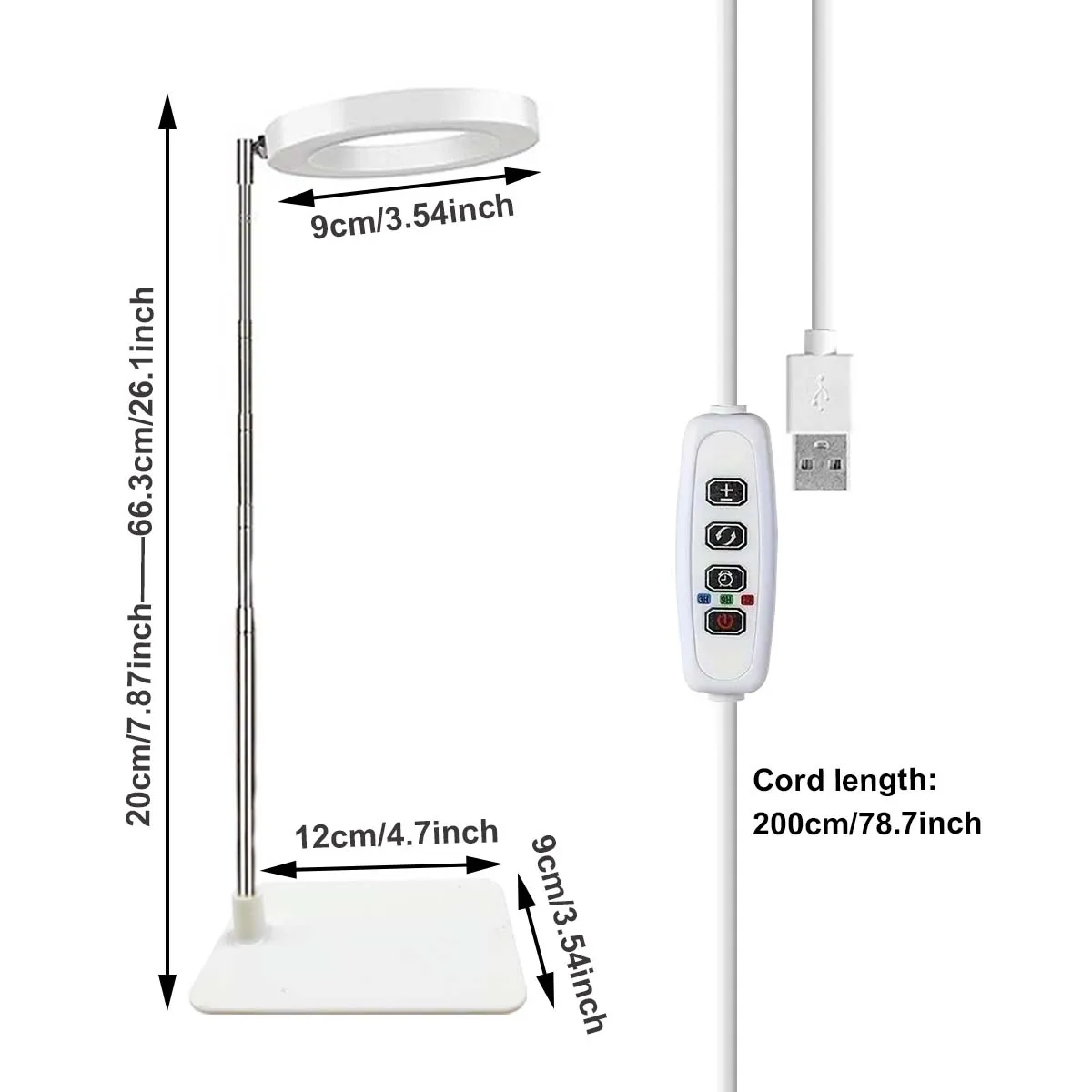 ضوء نمو النبات LED كامل الطيف 3/9/12 توقيت ارتفاع قابل للتعديل ثلاثة ألوان درجة الحرارة وعاء داخلي ضوء نبات عصاري