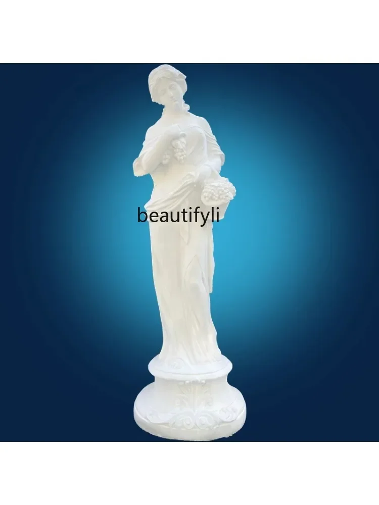 X Plaster Statue Big Whole Body Plaster Head Portrait Sketch Still Life European Style Decoration Ornaments Sculpture