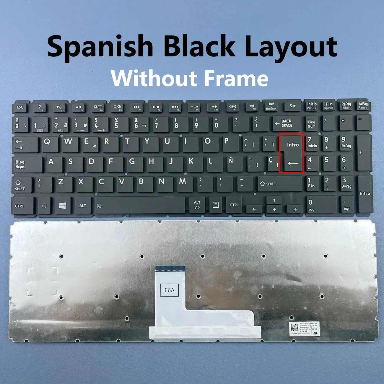 Spanish Keyboard For Toshiba Satellite L50-B S50-B L50D-B L50T-B L50DT-B L55(D)-B S55-B S55T-B S55D-B Series SP Layout