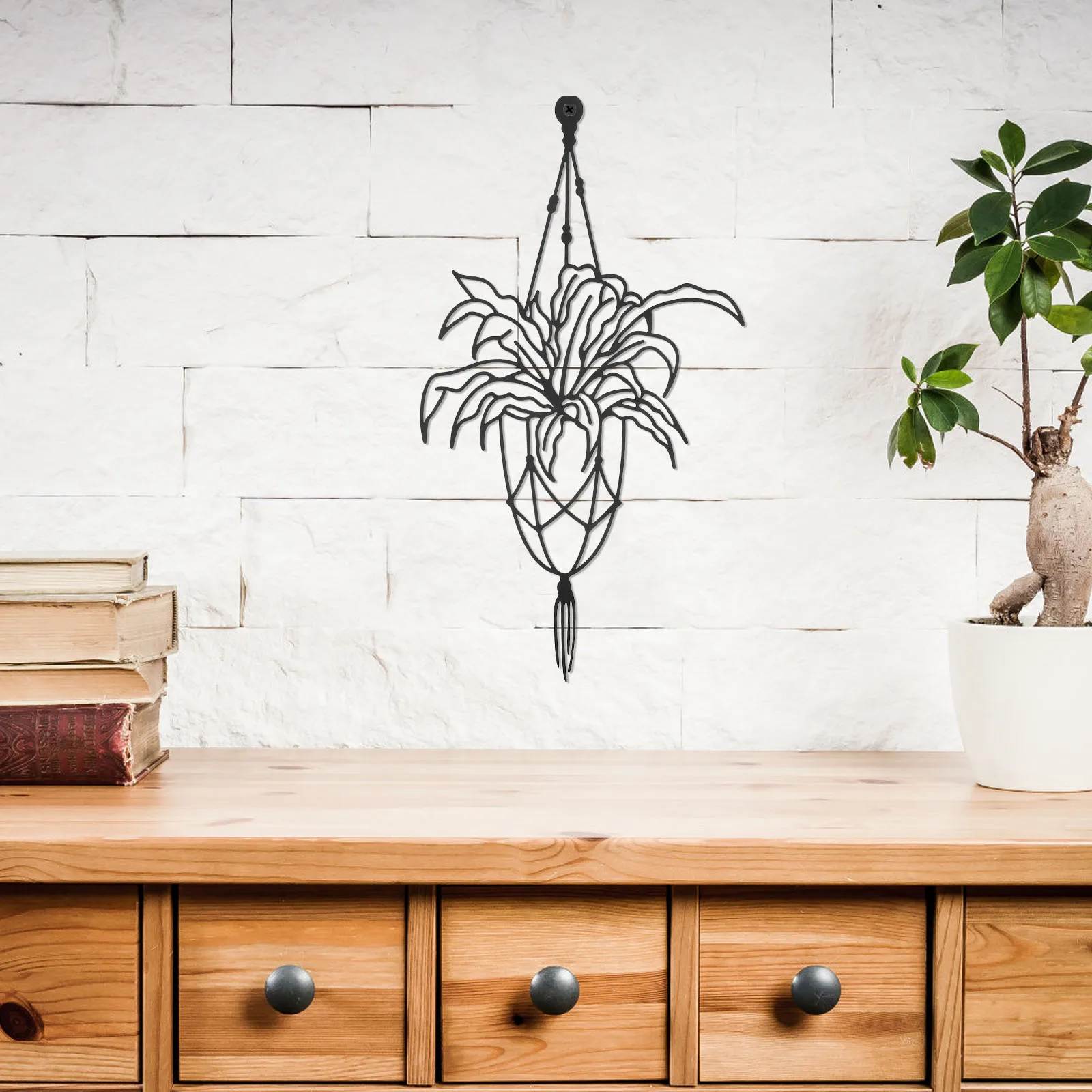 

Creative Metal Iron Basket Art For Balcony Living Room Garden Rustic Wrought Iron Hanging Art Metal Flower Sculpture Adornment