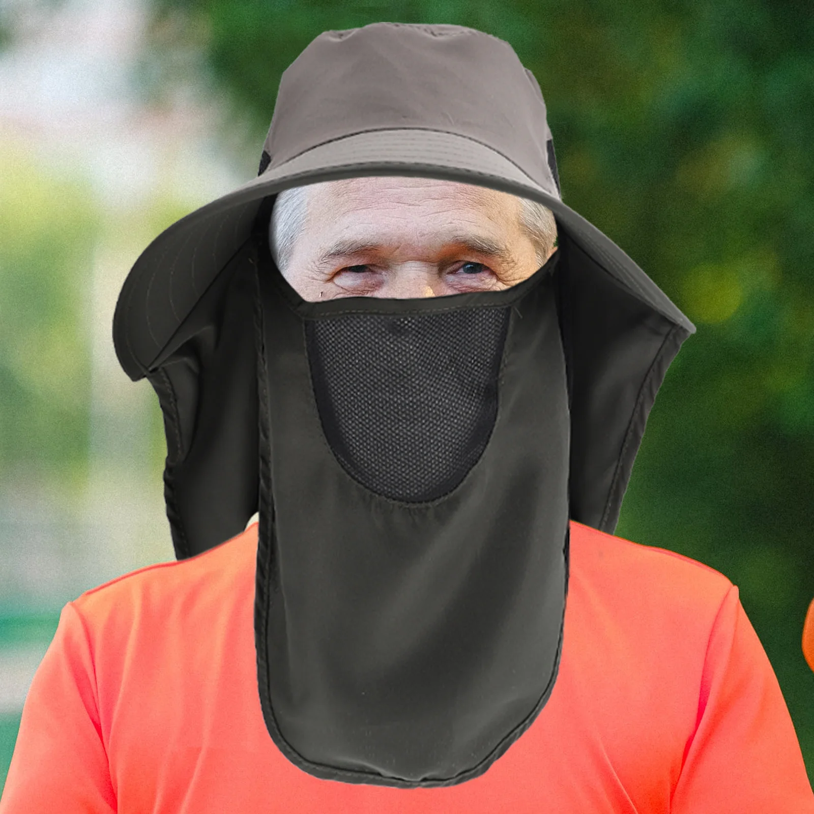 

Sunscreen Hood Hats for Men Fisherman's Oversize Wide Headwear Mens Brim Cotton Summer Men's