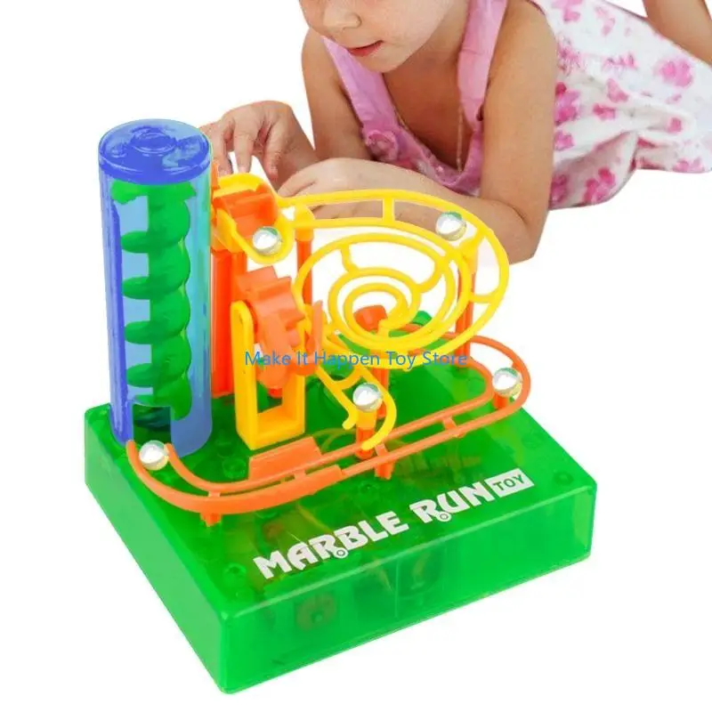 28EC DIY Electric Ball Track Marble Race Run Blocks Eingefügte Bausteine ​​für