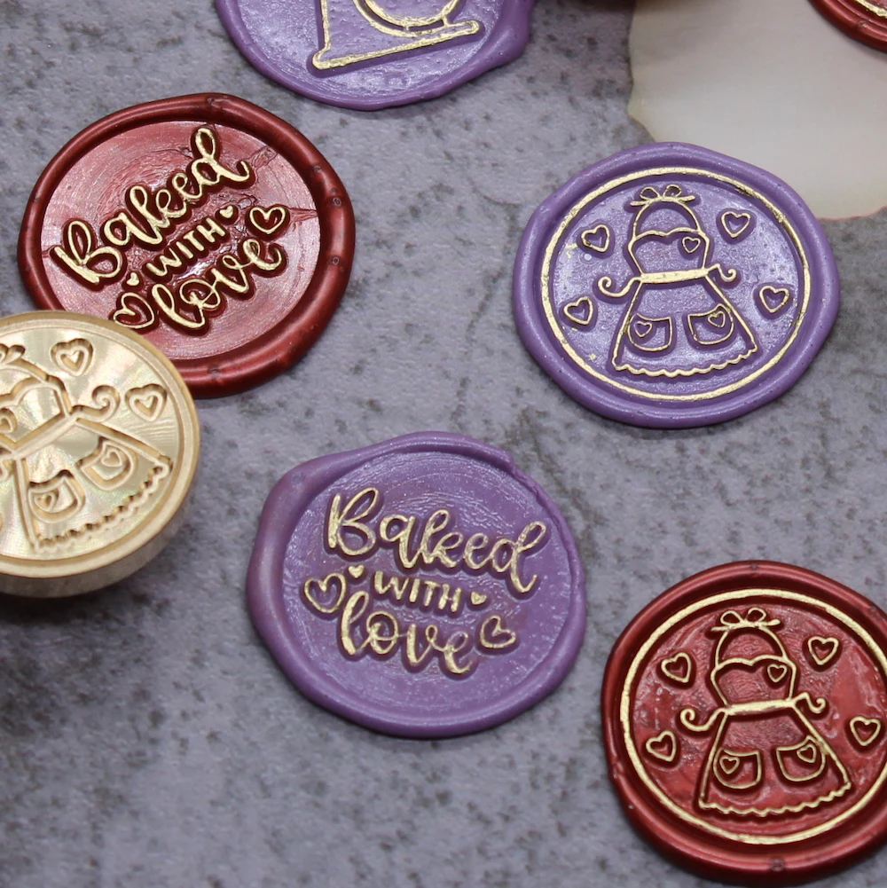 Baking Wax Seal Stamp Vintage Craft Sealing Stamp Head For Cards Envelopes Wedding Invitations Gift Packaging Scrapbooking