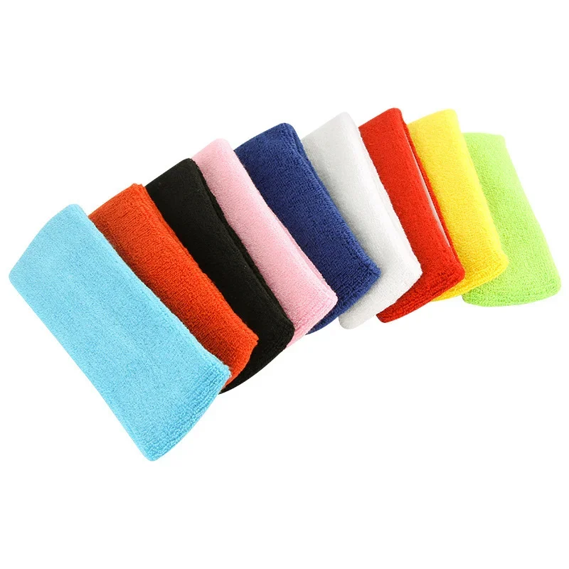 1PCS High Quality Cotton Sweat Headband For Men Sweatband women Yoga Hair Bands Head Sweat Bands Sports Safety