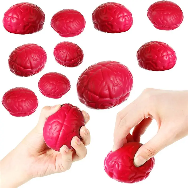 Brain Stress Ball Hand Muscle Exercise Pressure Ball Brain Brain Stress Ball Polyurethane