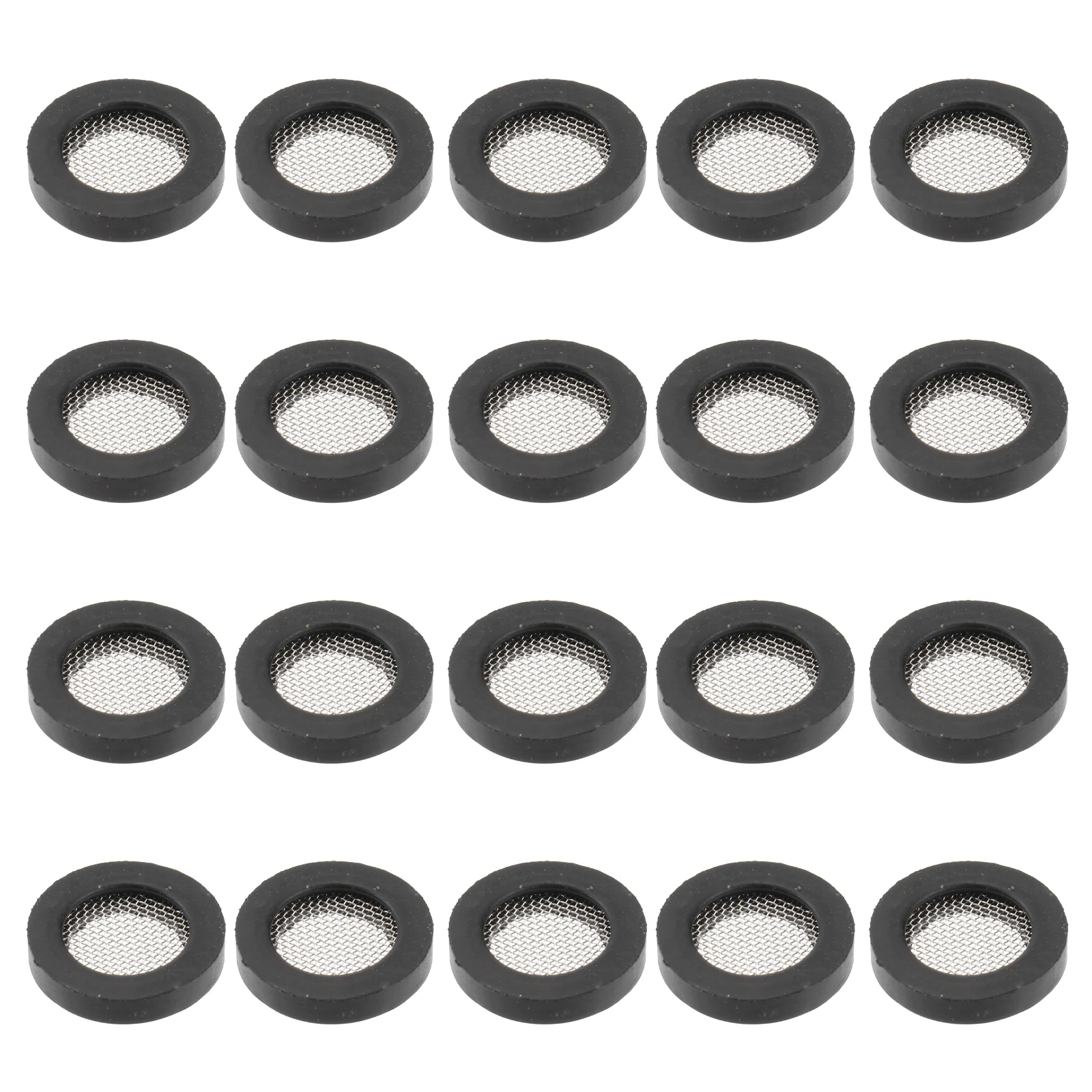 

Stainless Steel Mesh Gasket Washer Sink Strainer Tool Hose Faucet Seals Screen Black Filter Debris Prevention
