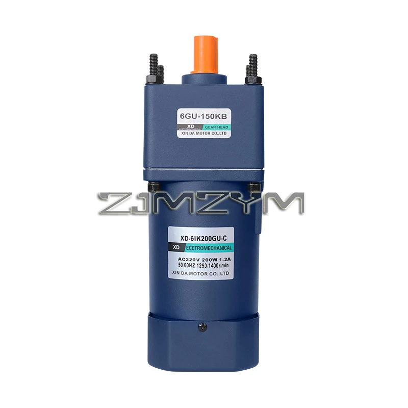AC Motor200W Single-phase Constant Speed Motor 220V AC Gear Reduction Motor Motor Accessories