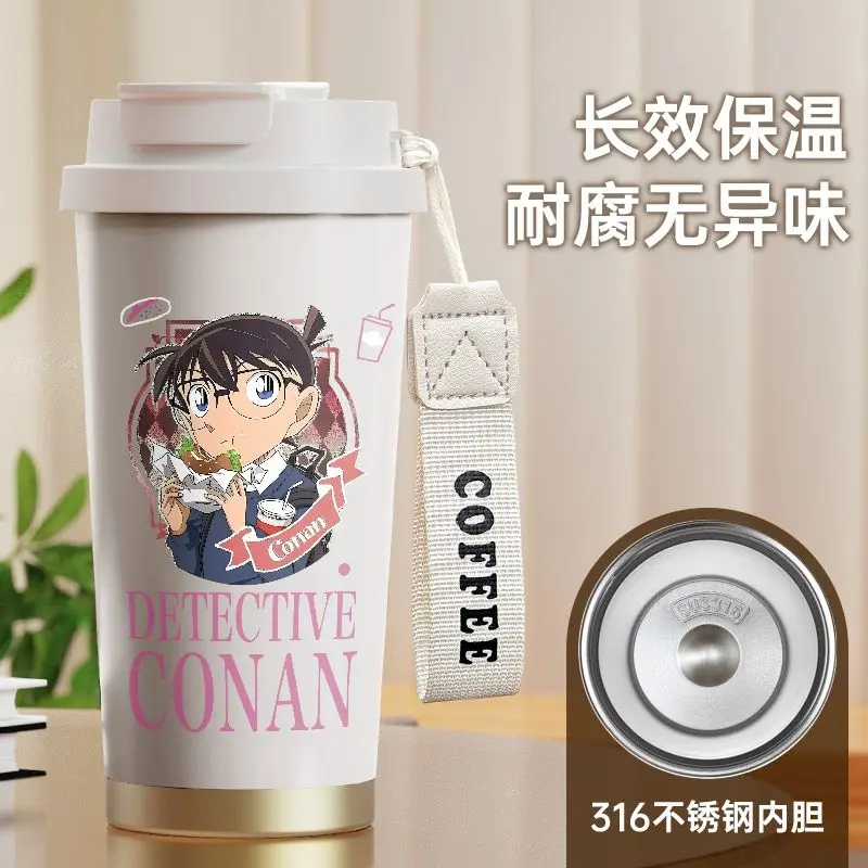 Neue Detektiv Conan Rachel Moore Anita Hailey Anime Peripheriegeräte Kreative Persönlichkeit Cartoon Print Edelstahl Tragbare Becher
