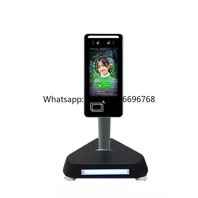 5-Inch NFC Face Recognition Access Control System Android 11 Touch Screen One-Way Audio Customizable Card