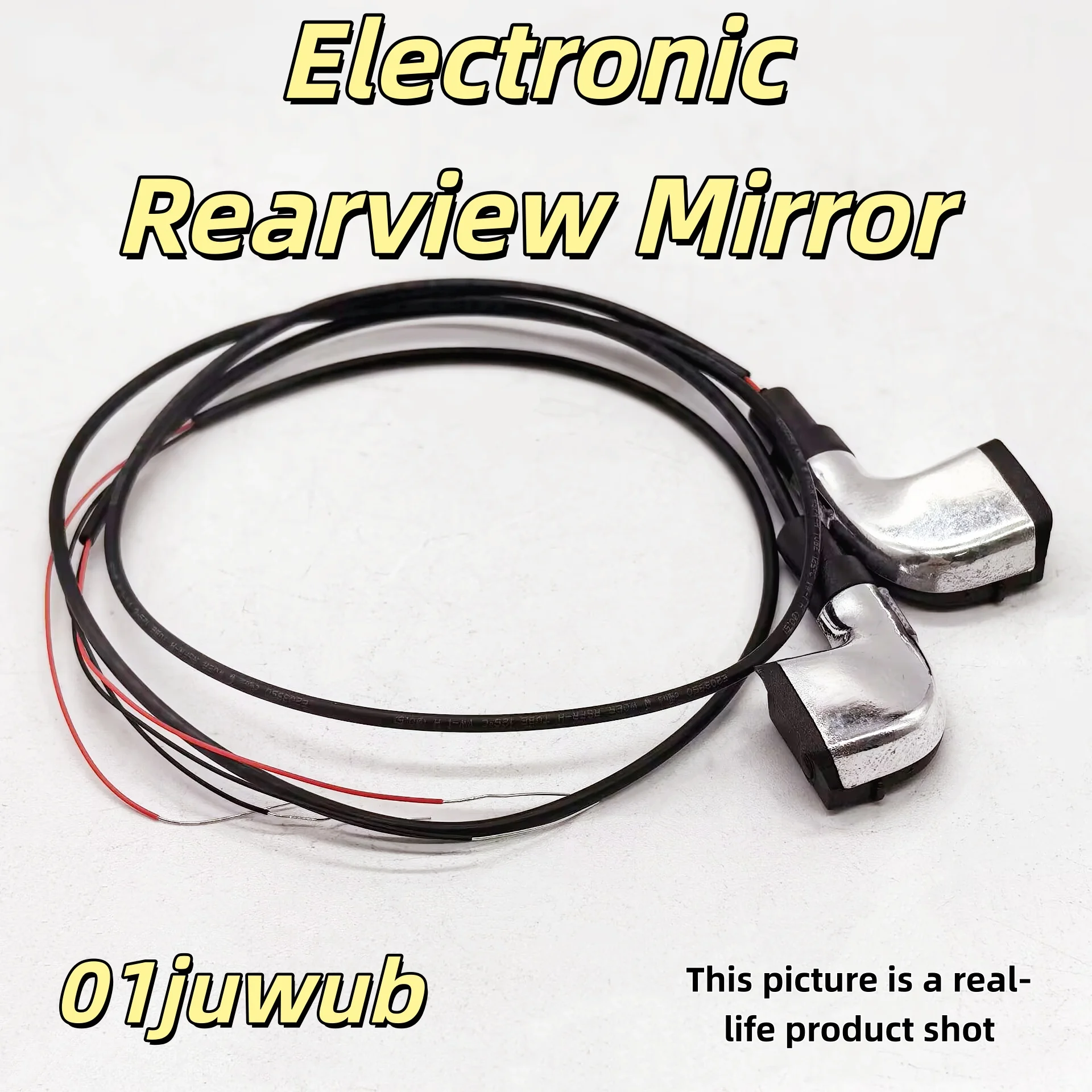 2 pcs Electronic Rearview Mirror Simulation Parts for Tamiya 1:14th Scale Dump Truck for BENZ ACTROS 3363 Arocs Car Accessories