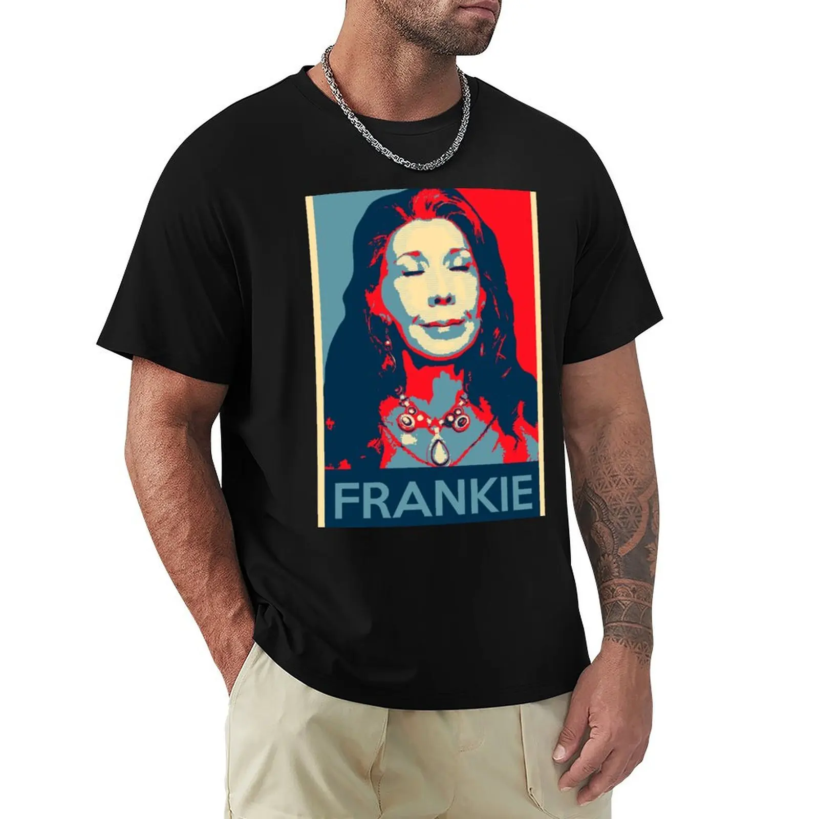 

Frankie Bergstein Poster T-Shirt graphics man t shirt Men's clothing