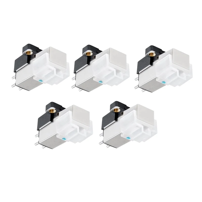 ABUO-5PCS AT3600L LP Vinyl Record Dynamic Magnetic Cartridge Stylus For Turntable Player Replace Needle Phonograph Player