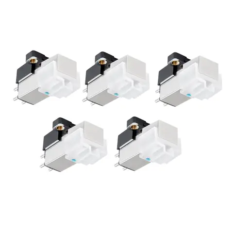 ABUO-5PCS AT3600L LP Vinyl Record Dynamic Magnetic Cartridge Stylus For Turntable Player Replace Needle Phonograph Player