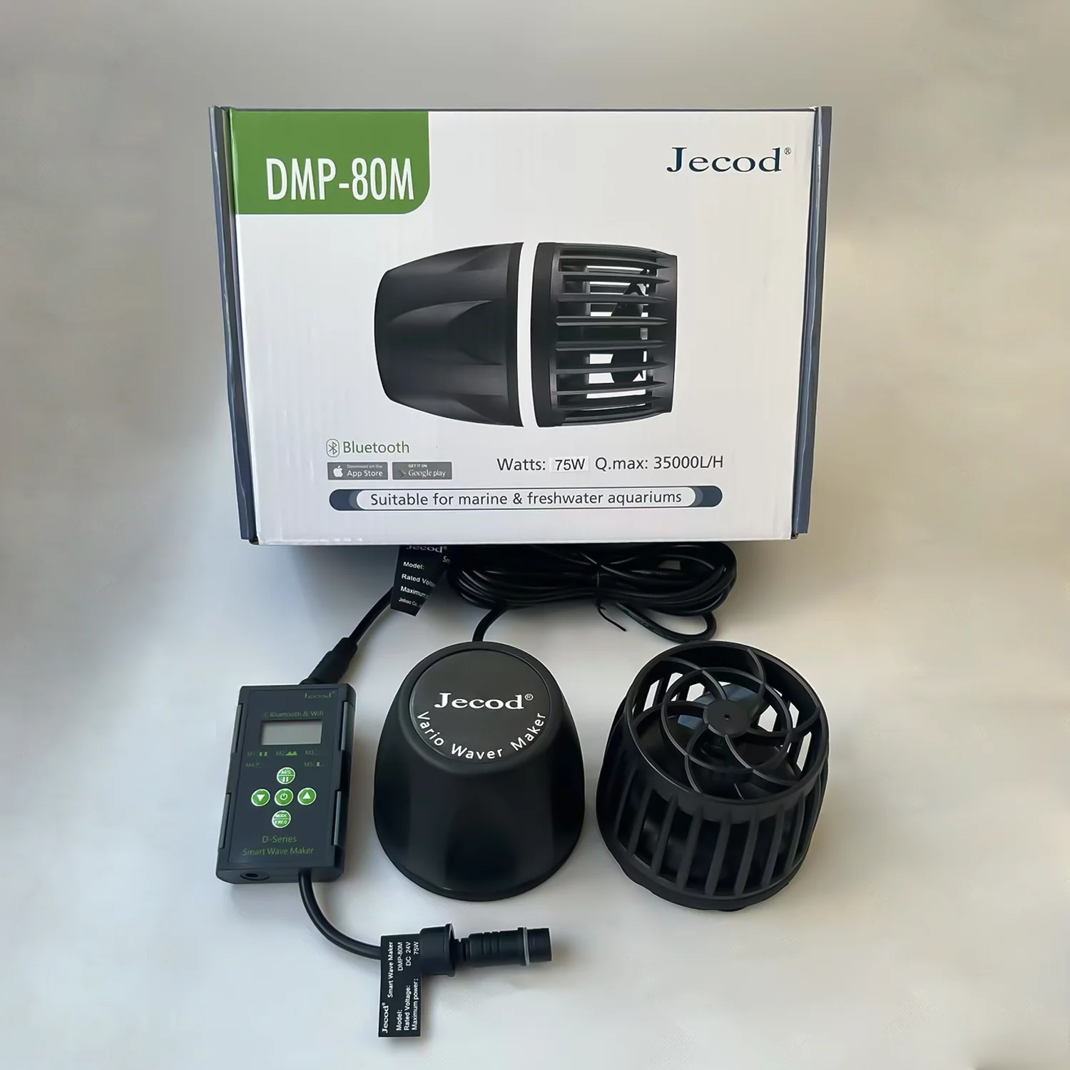 Jebao Jecod DMP-80M 75W Aquarium Wavemaker Pump WiFi Bluetooth App