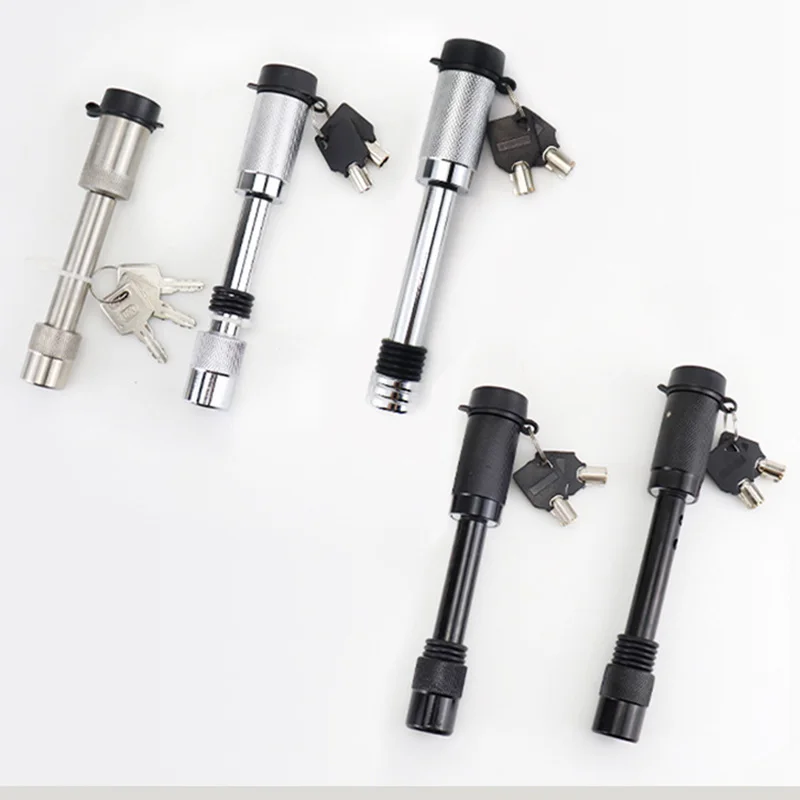 Hitch Receiver Pin Lock Trailer Receiver Lock for Hitch Bike Rack Tray Ball Tow Rope for Trailer Truck Car Boat 1pcs 5/8 ''pin