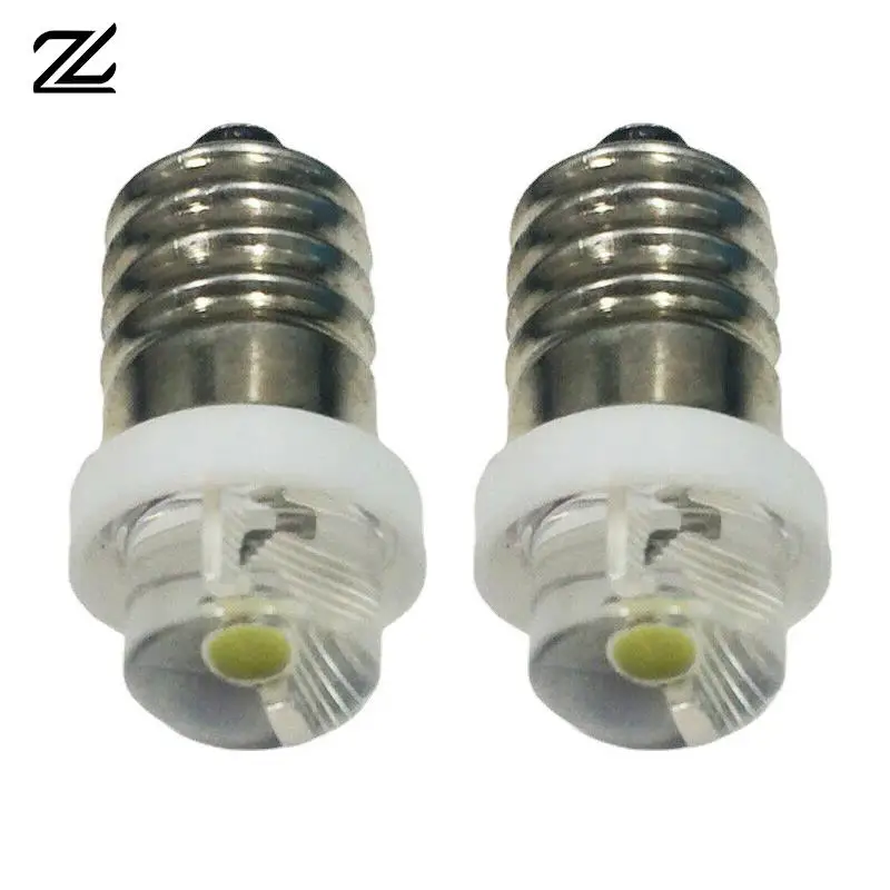 Led Flashlight Torch Bulb Replacement E10 P13.5S Screw Port 0.5W 3V 4.5V 6V Indicator Signal Instrument Small Bulb