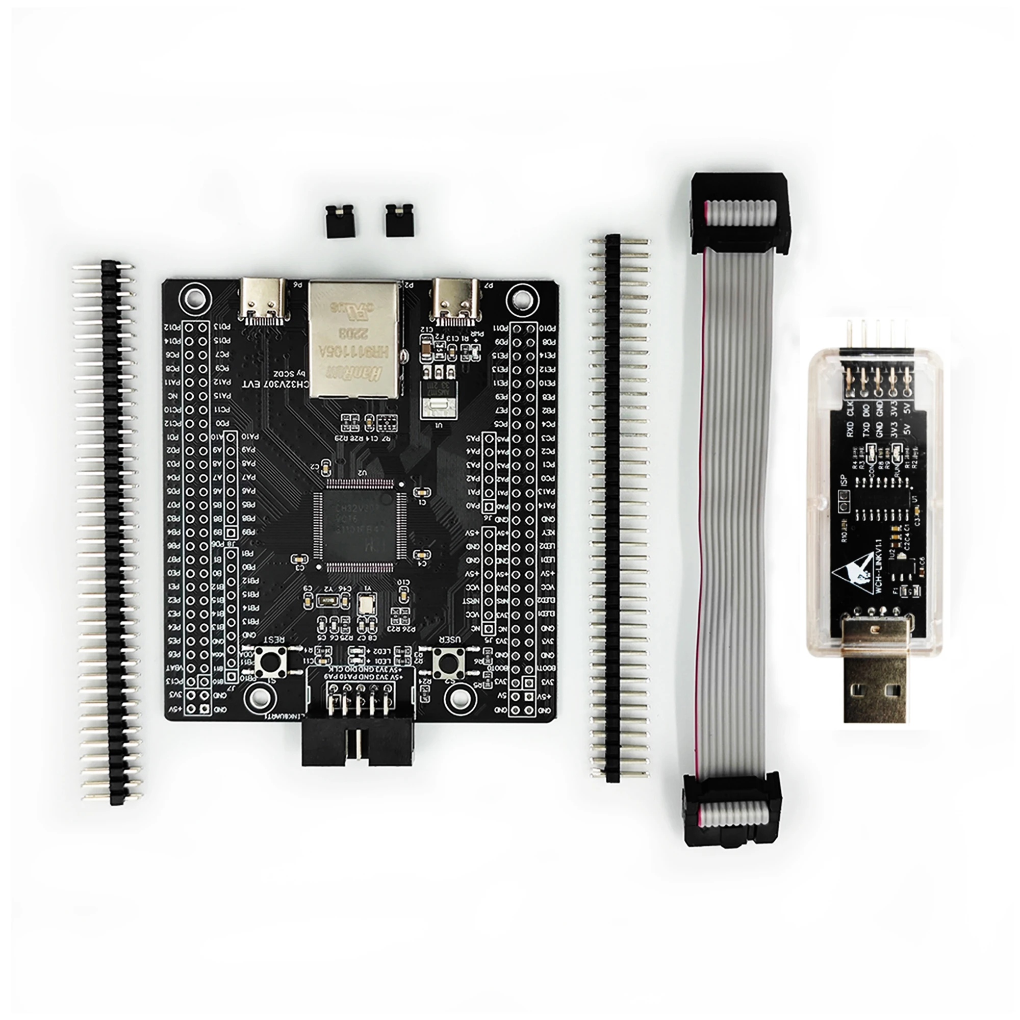 CH32V307 Evaluation Board RISC-V MCU Onboard Wch-link CH32V307VCT6 CH32V307V-EVT-R1 WCH