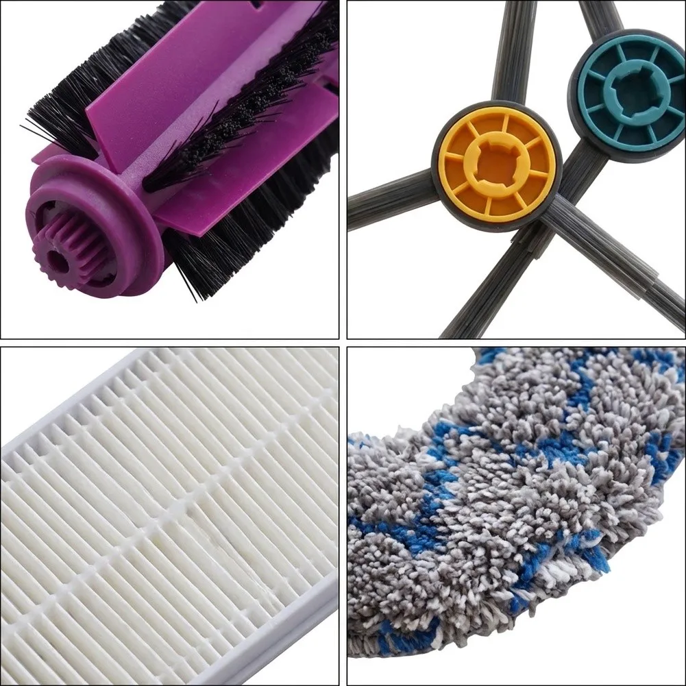For W11 Pro Robot Robot Vacuum Accessories For Daily Home Cleaning Robot Vacuum Accessory Set 10-piece Maintenance Set