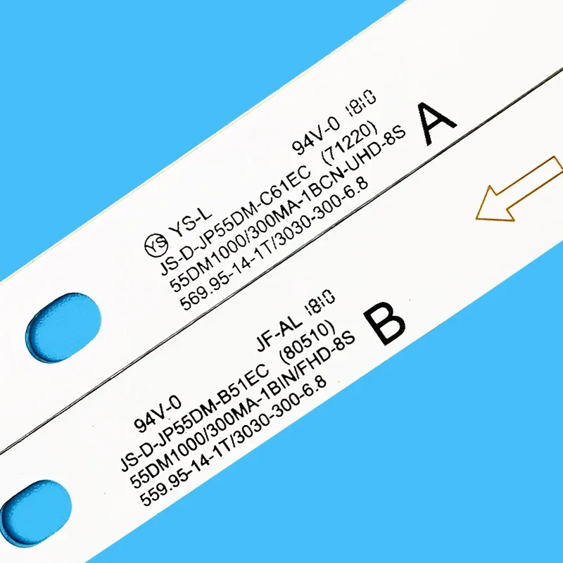Bande lumineuse LED Pour JS-D-JP55DM-B51EC JS-D-JP55DM-A51EC 55DM1000/300MA-1BIN/FHD-8S