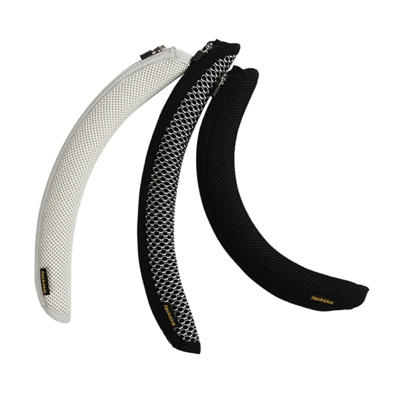 

Comfortable Replacement Headband Cushion for QC45 Headphones Headbeam Zipper Covers Upgrades Wearing Experience D46B