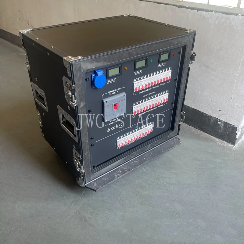 16A 36 Way Power Supply Silicon Box Direct 19 Core For Stage Lighting Audio Performance