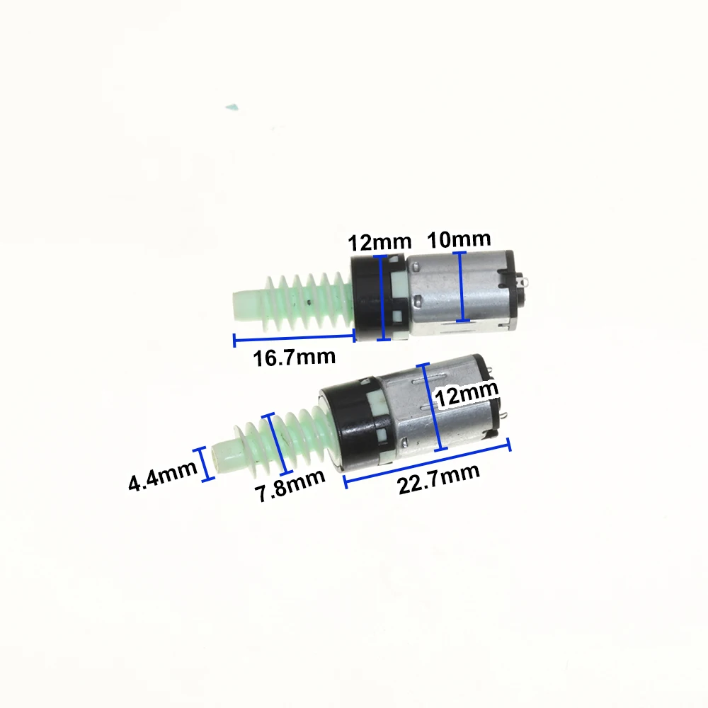 Mini N20 Planetary Gear Motor DC 3V-5V 108RPM Slow Speed Mute Gear Motor for Car Phone Holder Dental Box Electronic Door Lock