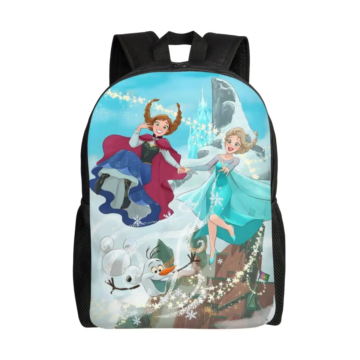 

Frozen Kingdom Backpack Men Women Fashion Bookbag for School College Bags