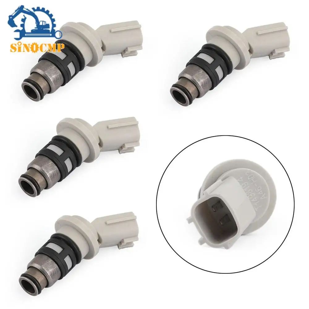 

4 шт. автомобильные топливные форсунки A46-H02 16600-41B00 A46H02 1660041B00 для Nissan March K11 1,0 1,3 хэтчбек, детали двигателя