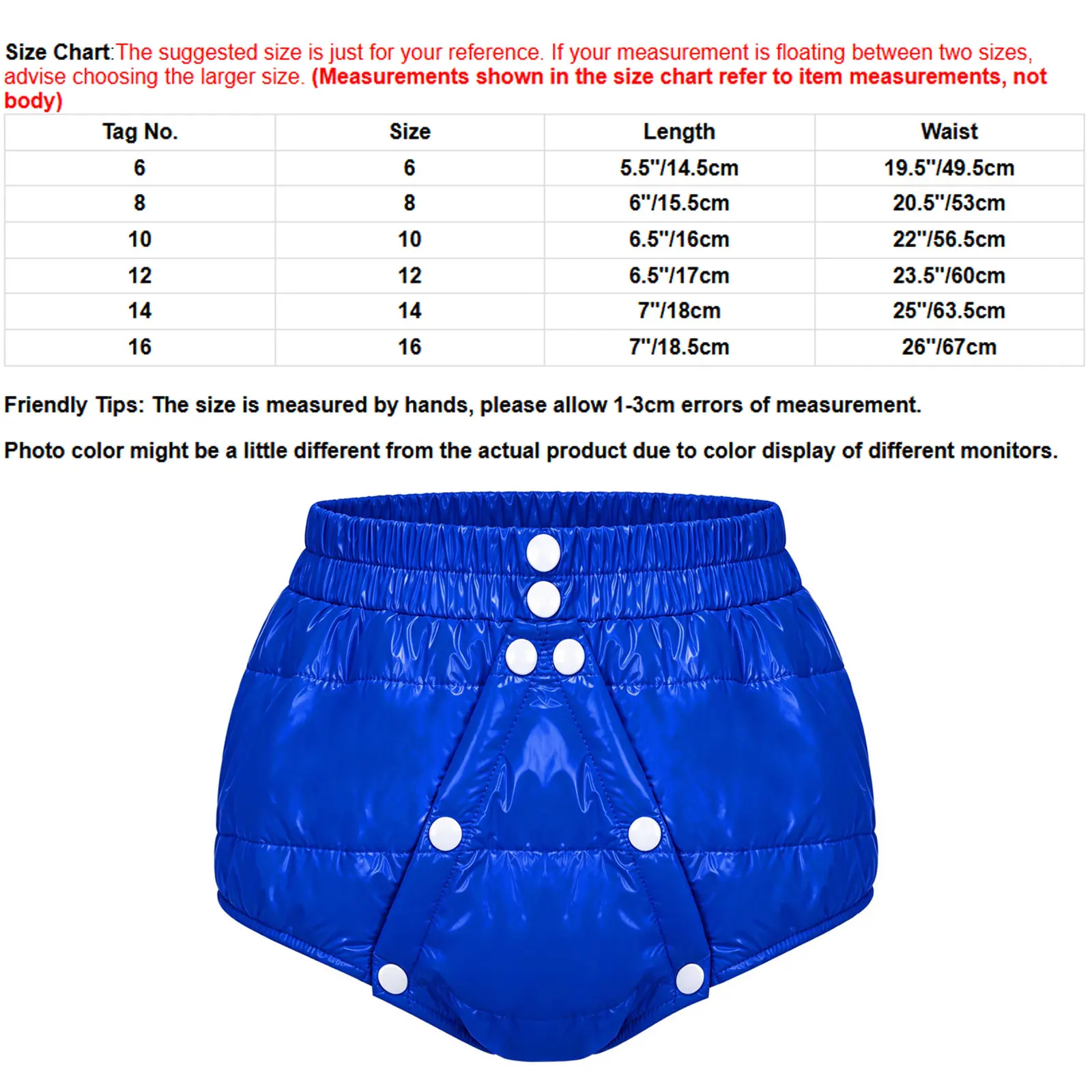 Kid Boys Girls Diaper Cover Adaptive Underwear Elastic Waist Side Adjustable Press Buttons Padded Nappy Briefs Leakproof Panties