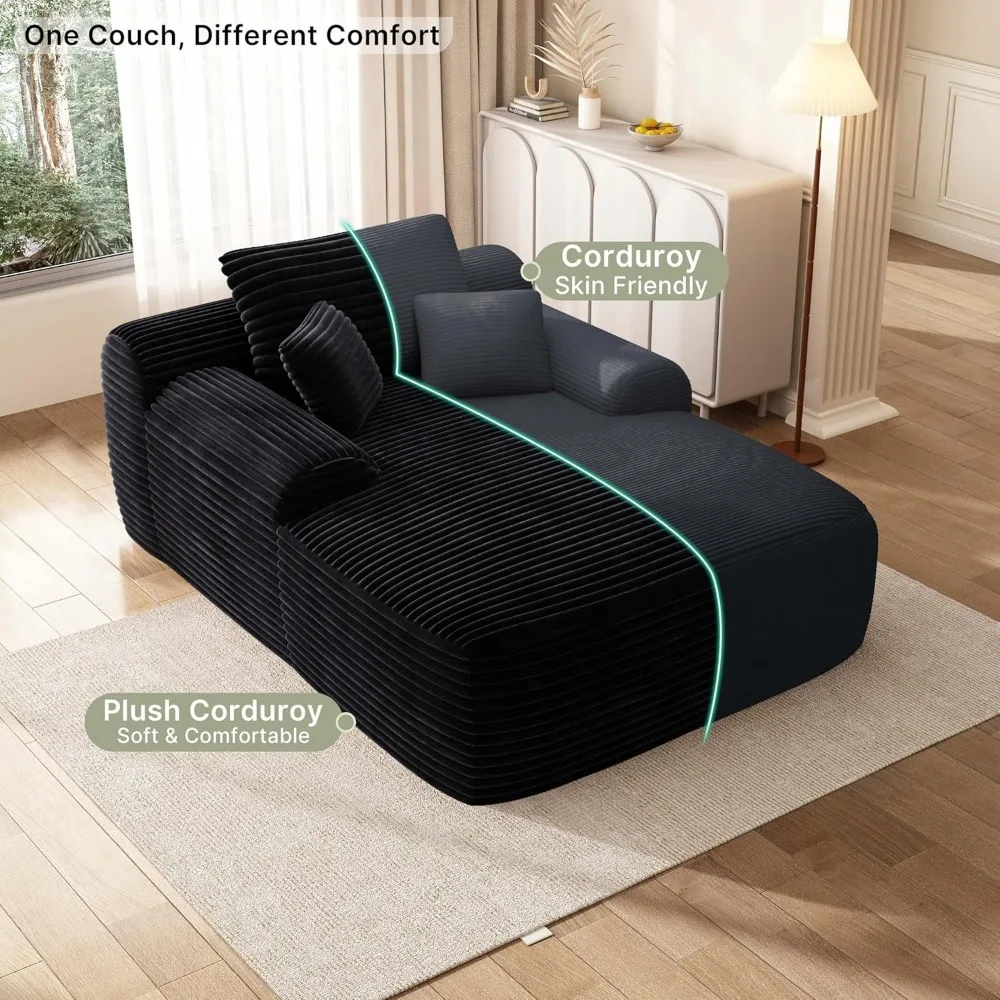 غطاء سروال قصير كبير الحجم مكون من 68 كرسي استرخاء داخلي باللون الأزرق الداكن، ودعم بحزامين، وغطاء أريكة متضمن #6