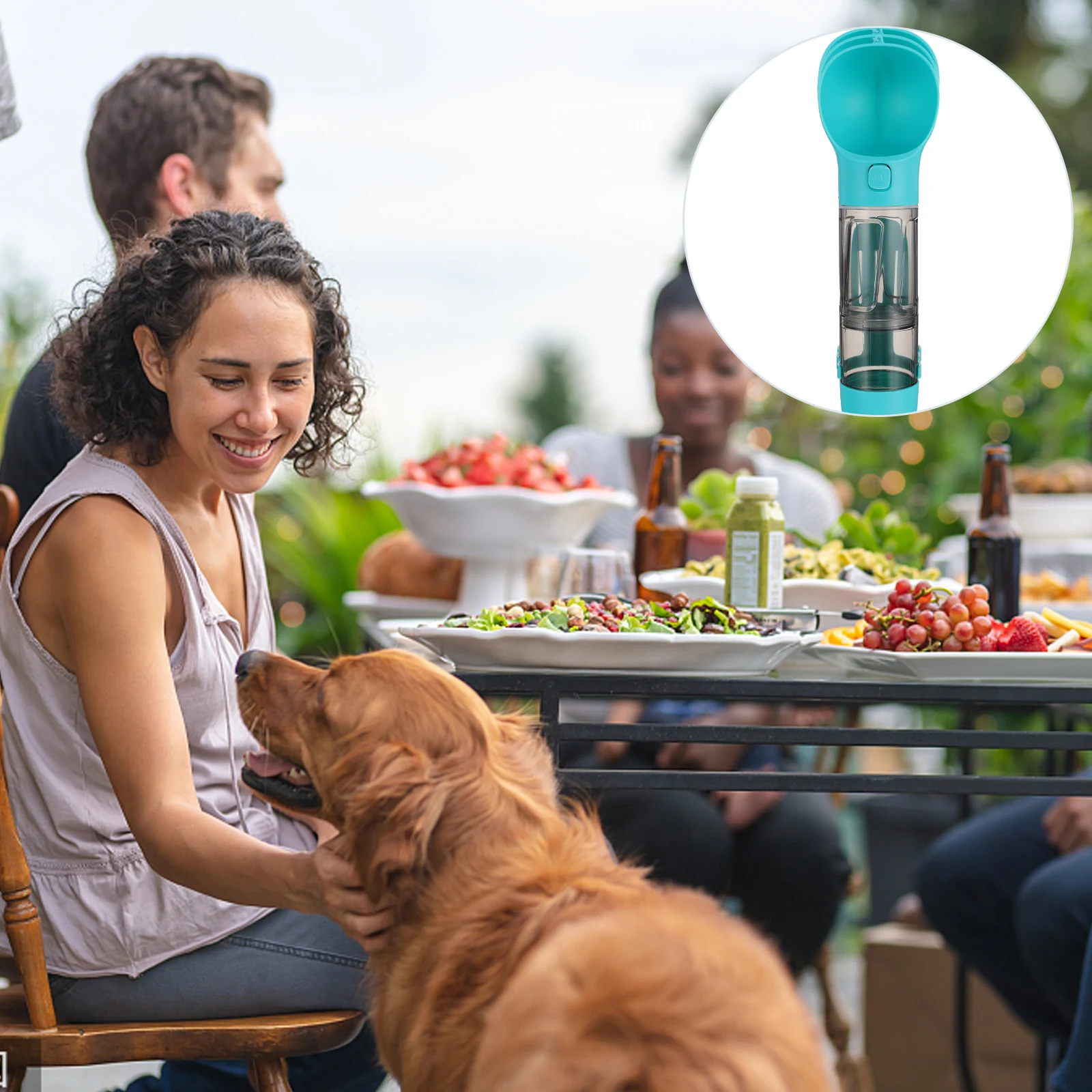 

Pet Water Dispenser Fountain Feeder Cordless ABS Large Capacity Smooth Surface Travel Drinker Dog Cat Pet Supply