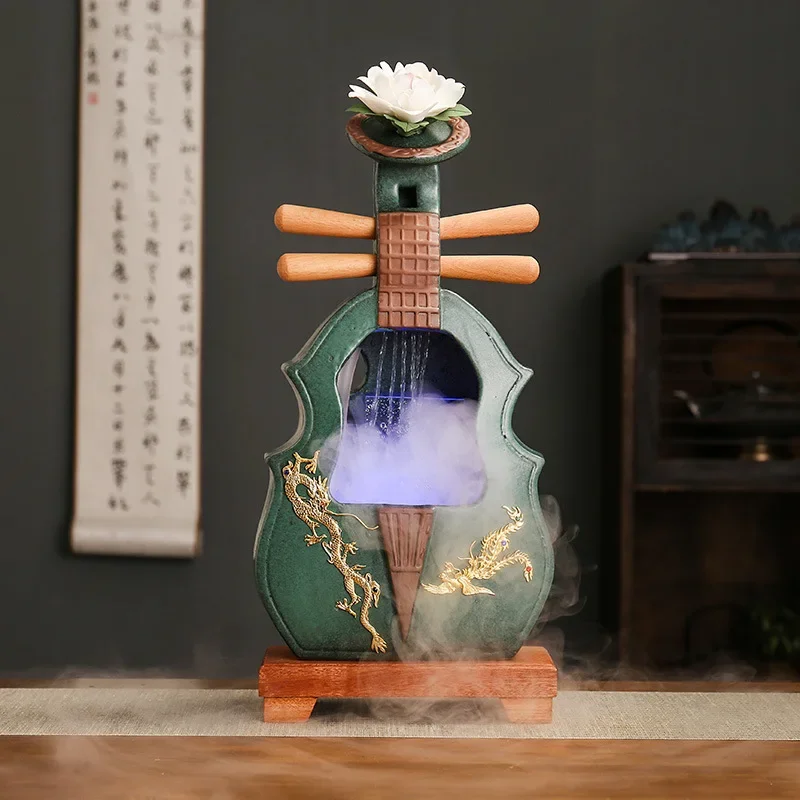 Factory direct Chinese ceramic flowing water ornaments circulating