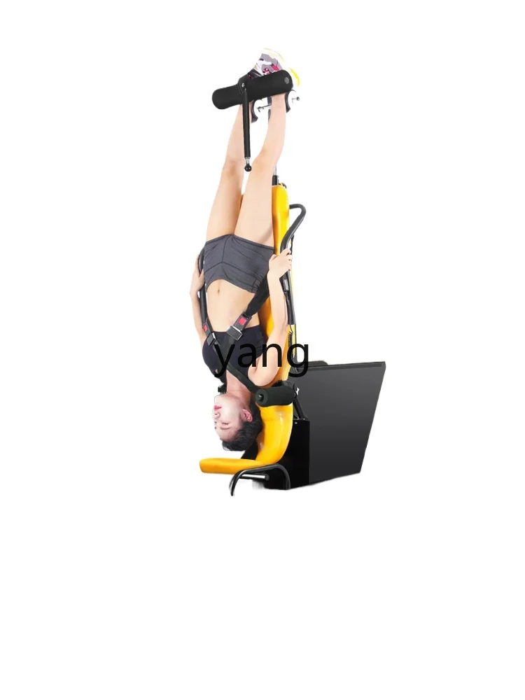 Yjq Electric Inversion Table Home Upside down Fitness Equipment Neck and Lumbar Traction Hand-Stand Tool