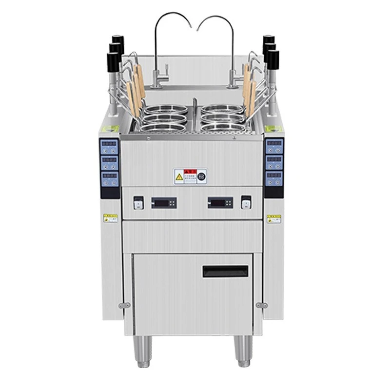 

Automatic lifting noodle cooking stove Commercial multi-function electric heating gas noodle cooking machine