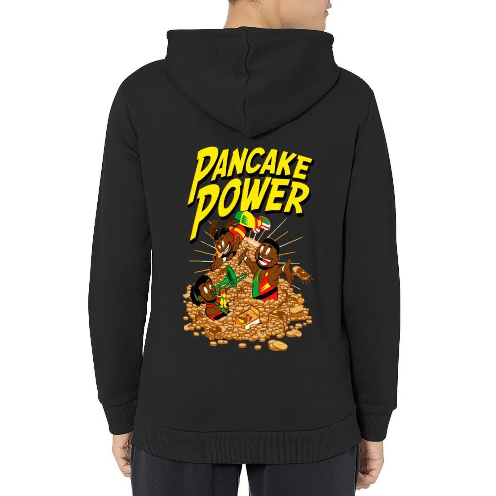 

The New Day Pancake Power Authentic Hoodie winter clothes mens clothes men wear men's winter sweater mens hoodie