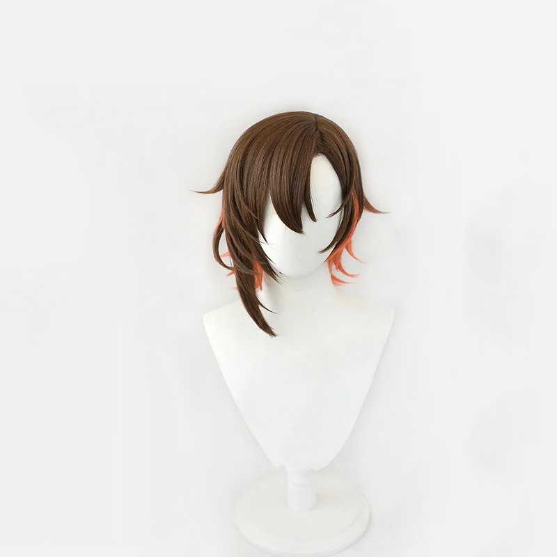 Yakumo Cosplay Wig Game Nu: Carnival Yakumo Short Gradient Heat Resistant Synthetic Men Fake Hair Halloween