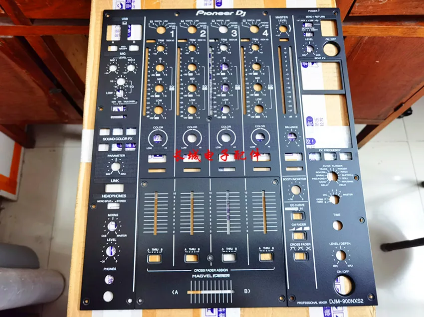Pioneer DJM-900nxs2 Third Generation Mixer Iron Plate Fader Panel Complete Set
