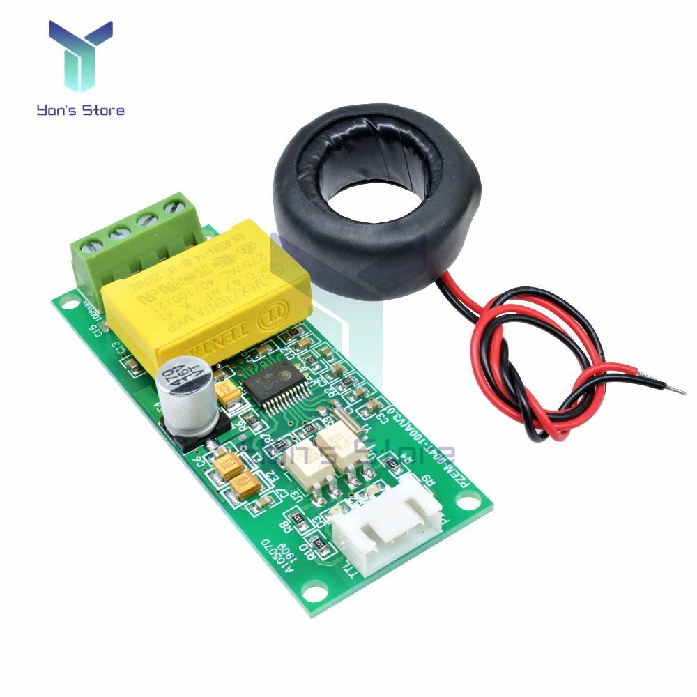 Imagem -05 - Medidor Multifuncional Digital Amp Volt Power Módulo de Teste de Corrente Ttl Pzem004t com Bobina ct Aberta e Fechada 0100a 80260v ac