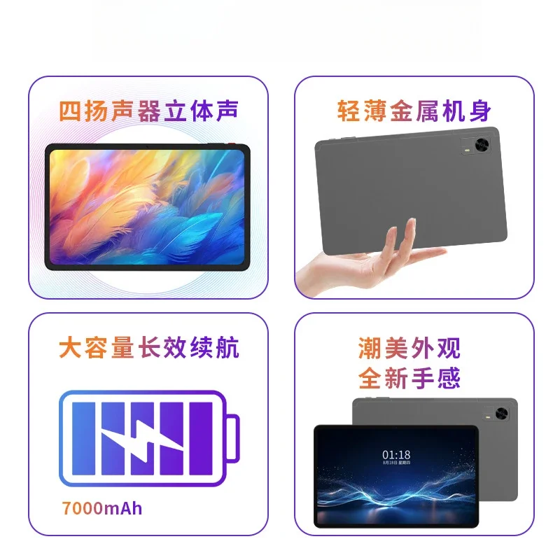 Cross-border new tablet PC 12-inch 8-core 4G communication business office game 2-in-1 tablet manufacturer wholesale