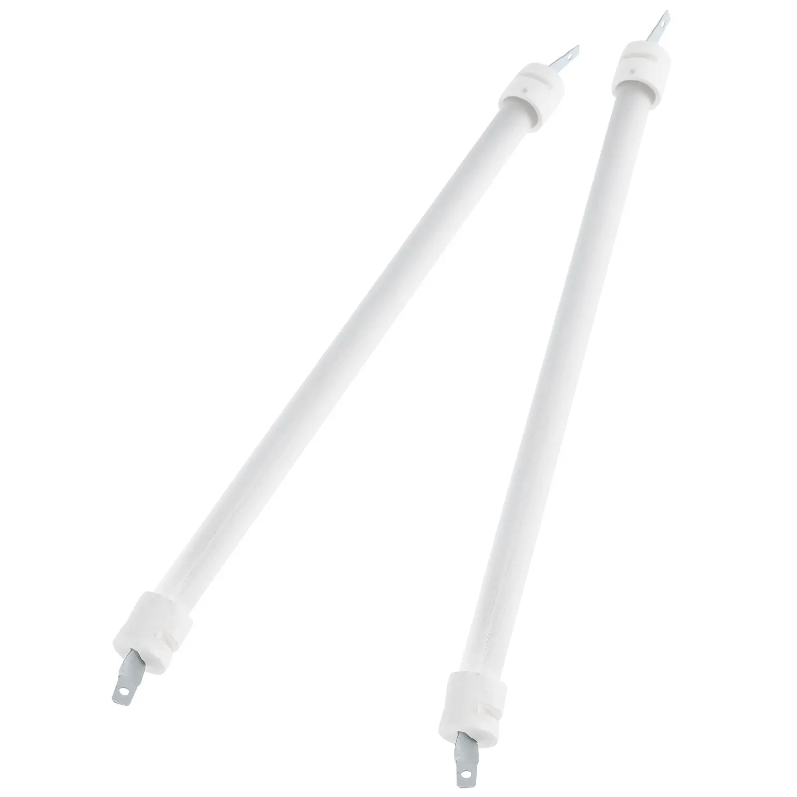 2Pcs High-Temperature Quartz Heater Tube Replacement for Electric Patio Heater Uniform Rapid Heating Long-Lasting Performance