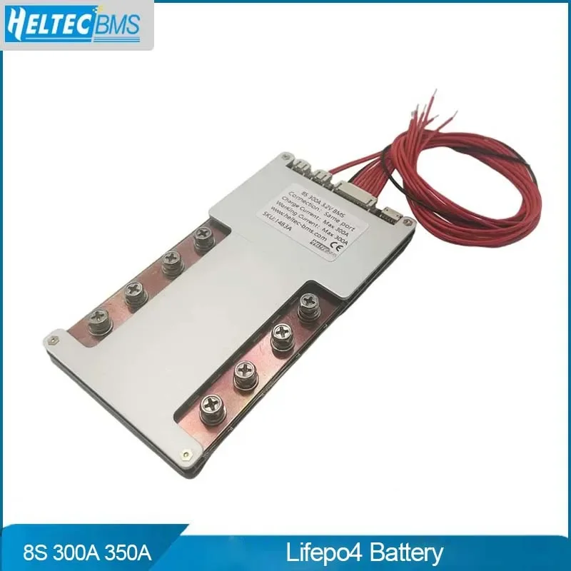 

Heltecbms bms 8s 300a/bms 8s 24v lifepo4 300a 350a for lifepo4 battery pack 24v 6000W inverter bms energy stoarge system