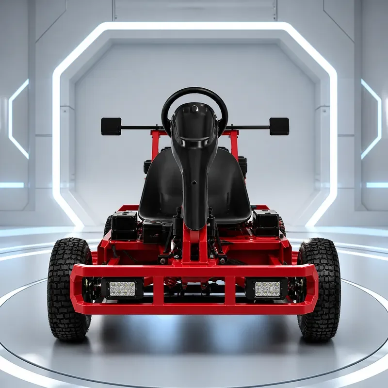 Pure Electric Racing Kart with Smooth Power Steering Flexible Battery Life Professional Drift for Outdoor Venues
